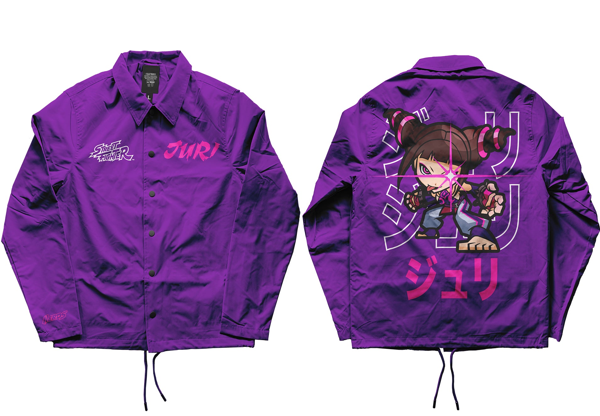 CAPCOM STREET FIGHTER JURI COACHES JACKET