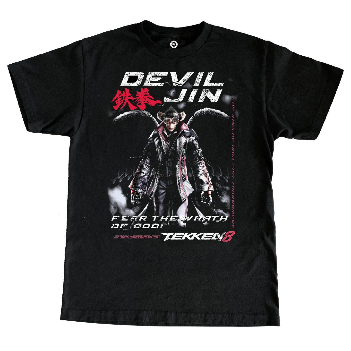 TEKKEN 8 DEVIL JIN LARGE PRINT TSHIRT