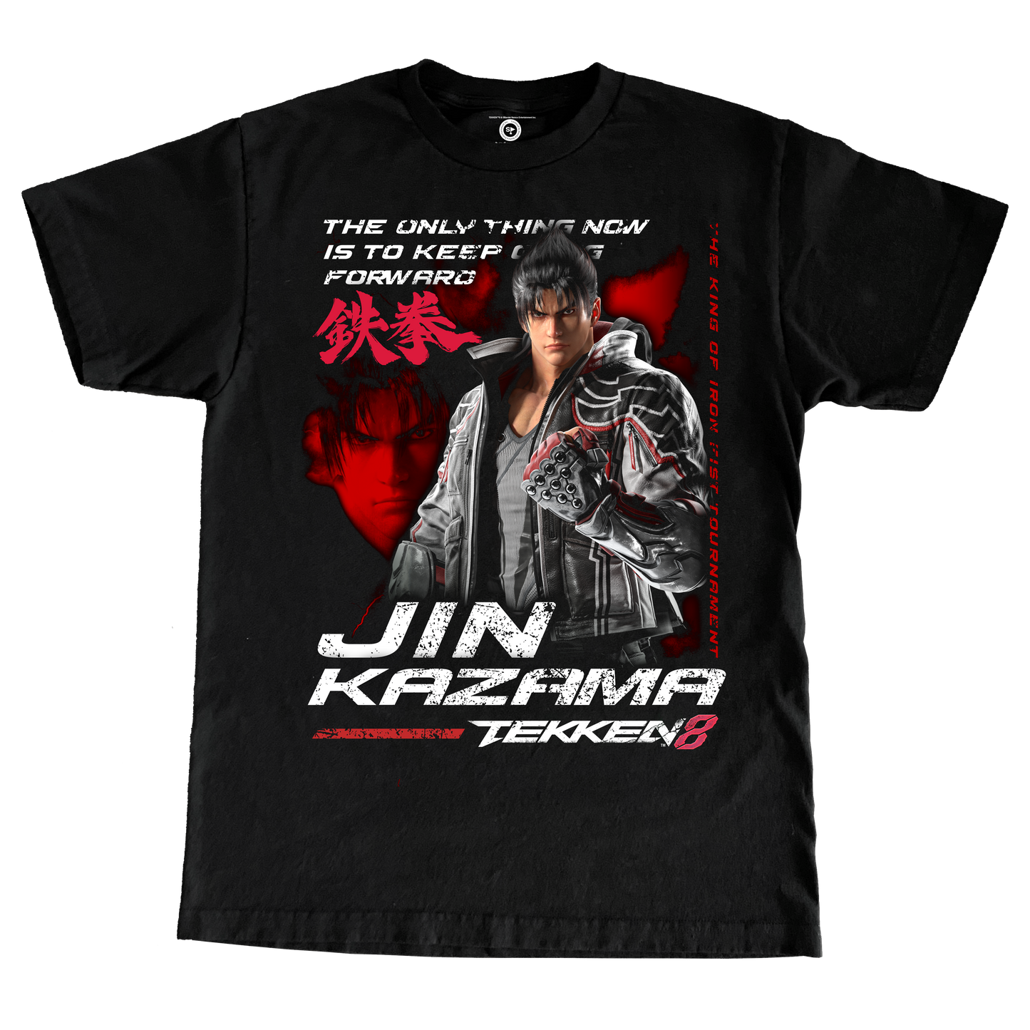 TEKKEN 8 JIN KAZAMA LARGE PRINT TSHIRT