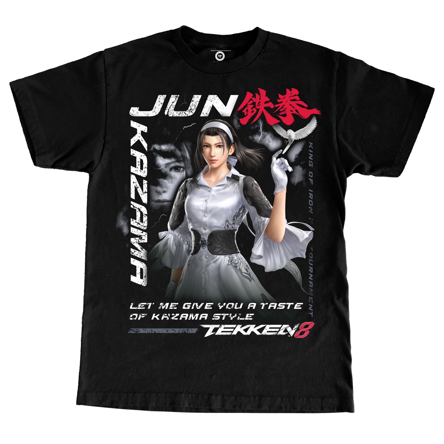 TEKKEN 8 JUN KAZAMA LARGE PRINT TSHIRT