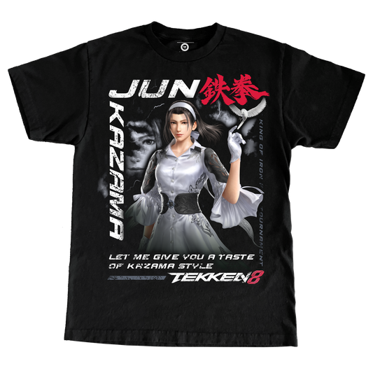 TEKKEN 8 JUN KAZAMA LARGE PRINT TSHIRT