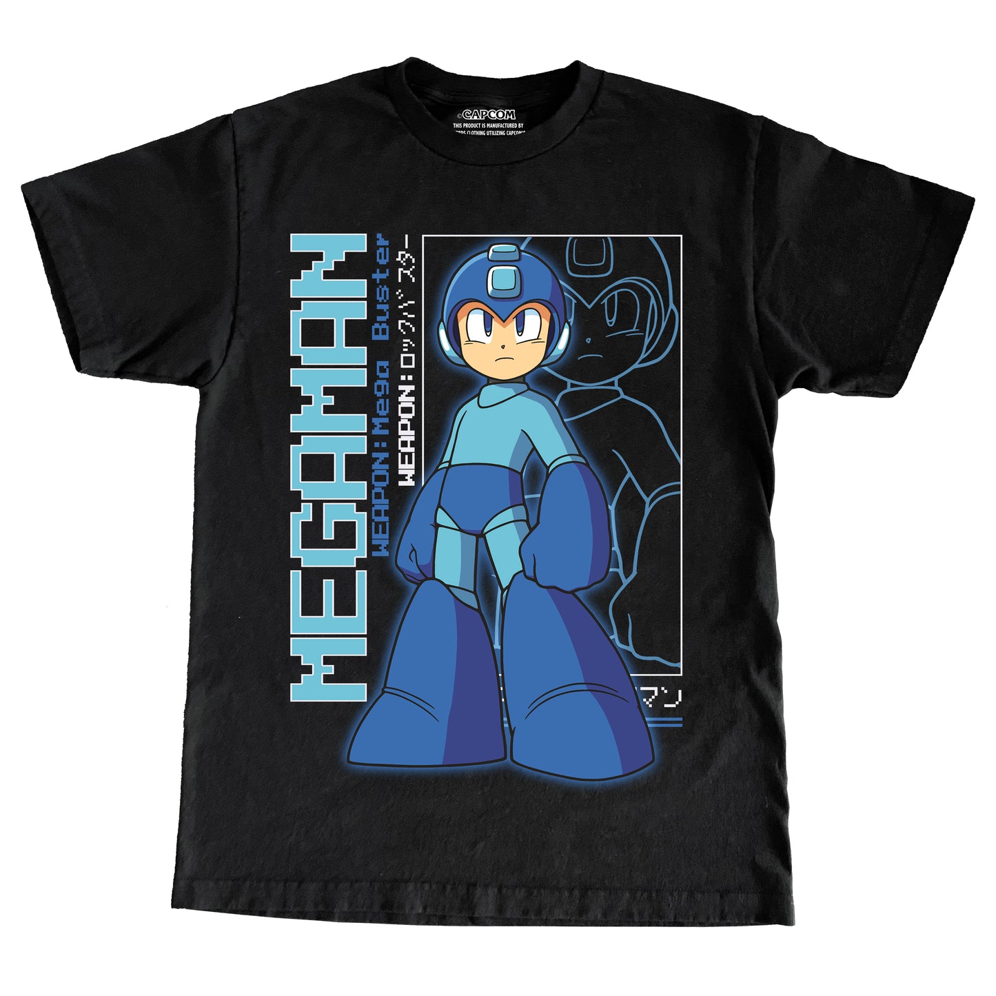 CAPCOM MEGAMAN LARGE PRINT TEE