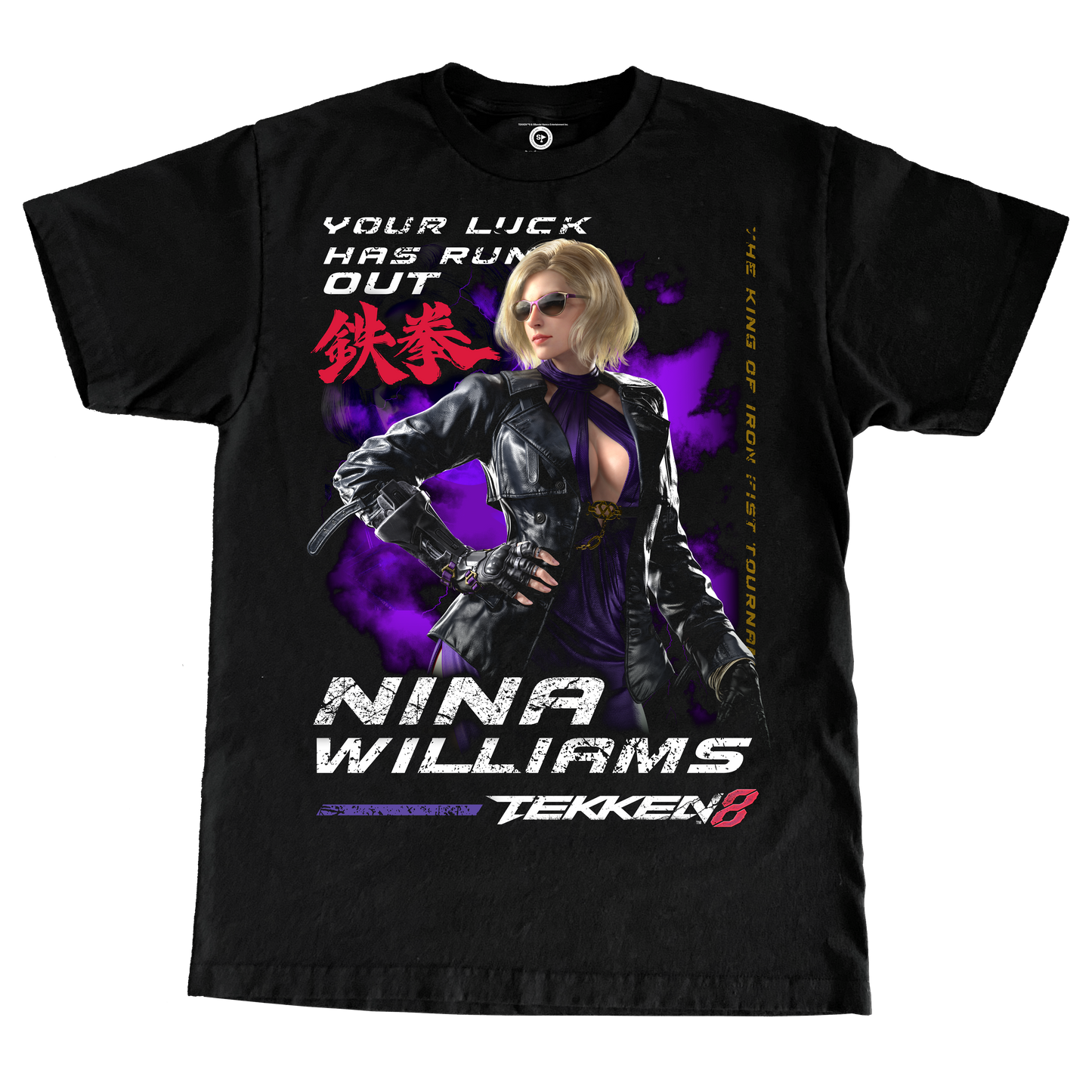 TEKKEN 8 NINA WILLIAMS LARGE PRINT TSHIRT