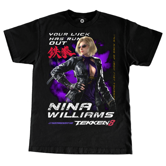 TEKKEN 8 NINA WILLIAMS LARGE PRINT TSHIRT