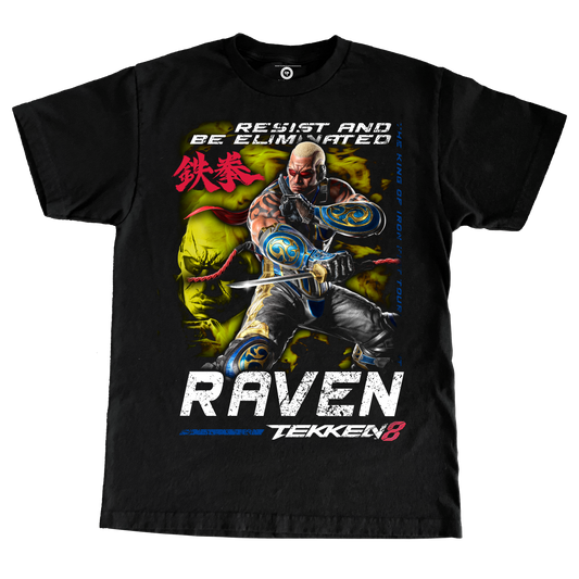 TEKKEN 8 RAVEN LARGE PRINT TSHIRT