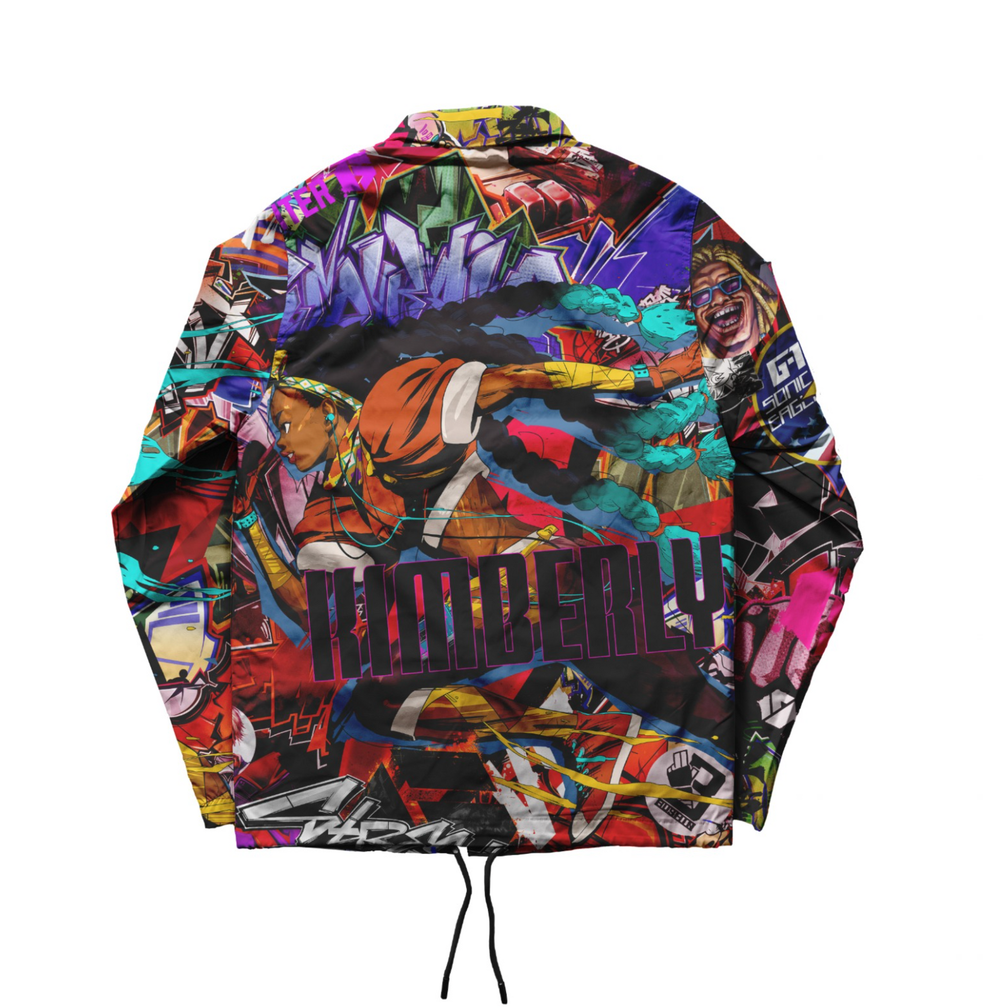 CAPCOM STREET FIGHTER 6 KIMBERLY GRAFFITI COACHES JACKET – Nerds