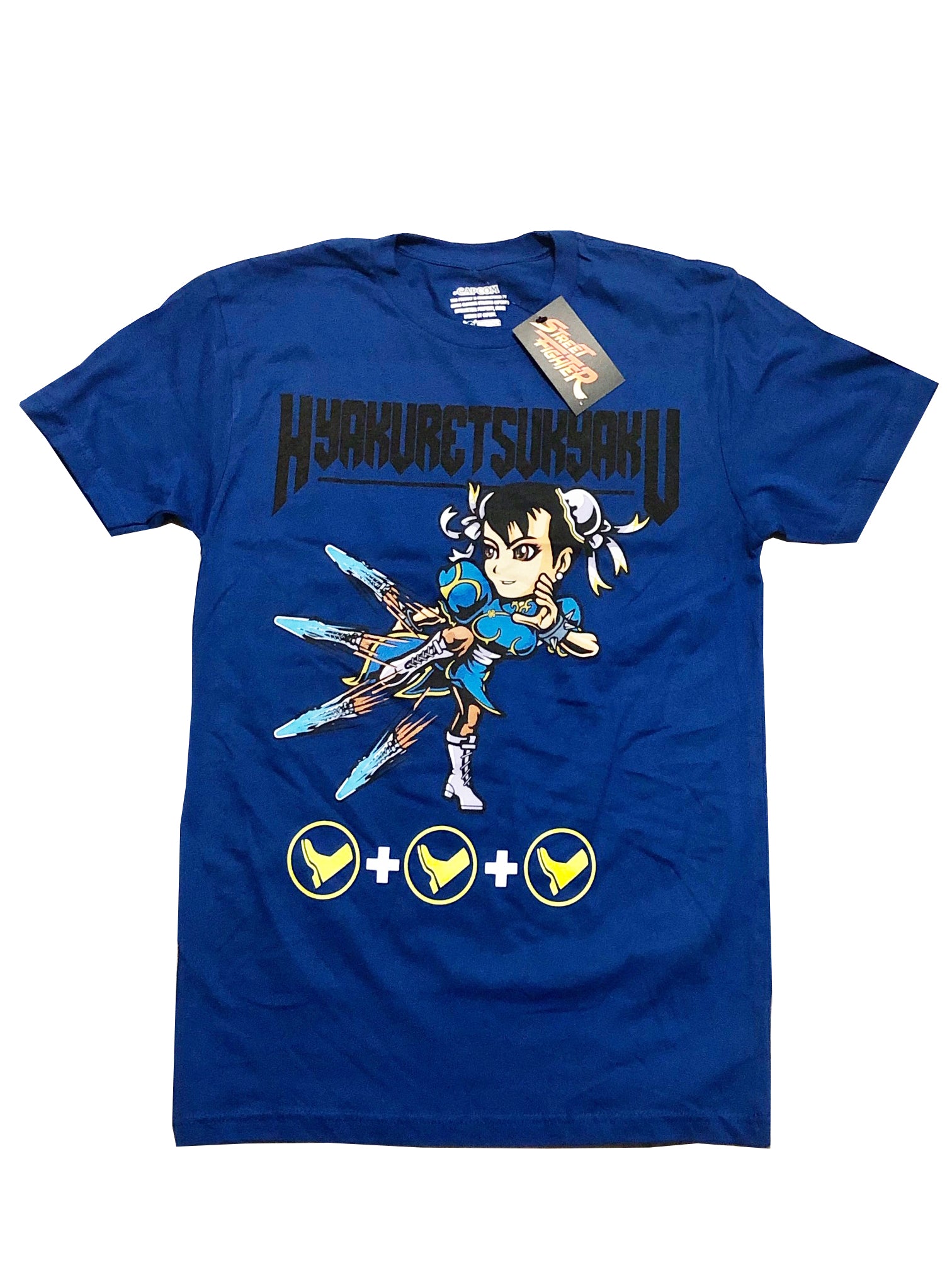 CAPCOM STREET FIGHTER CHUN-LI MOVE SET TEE